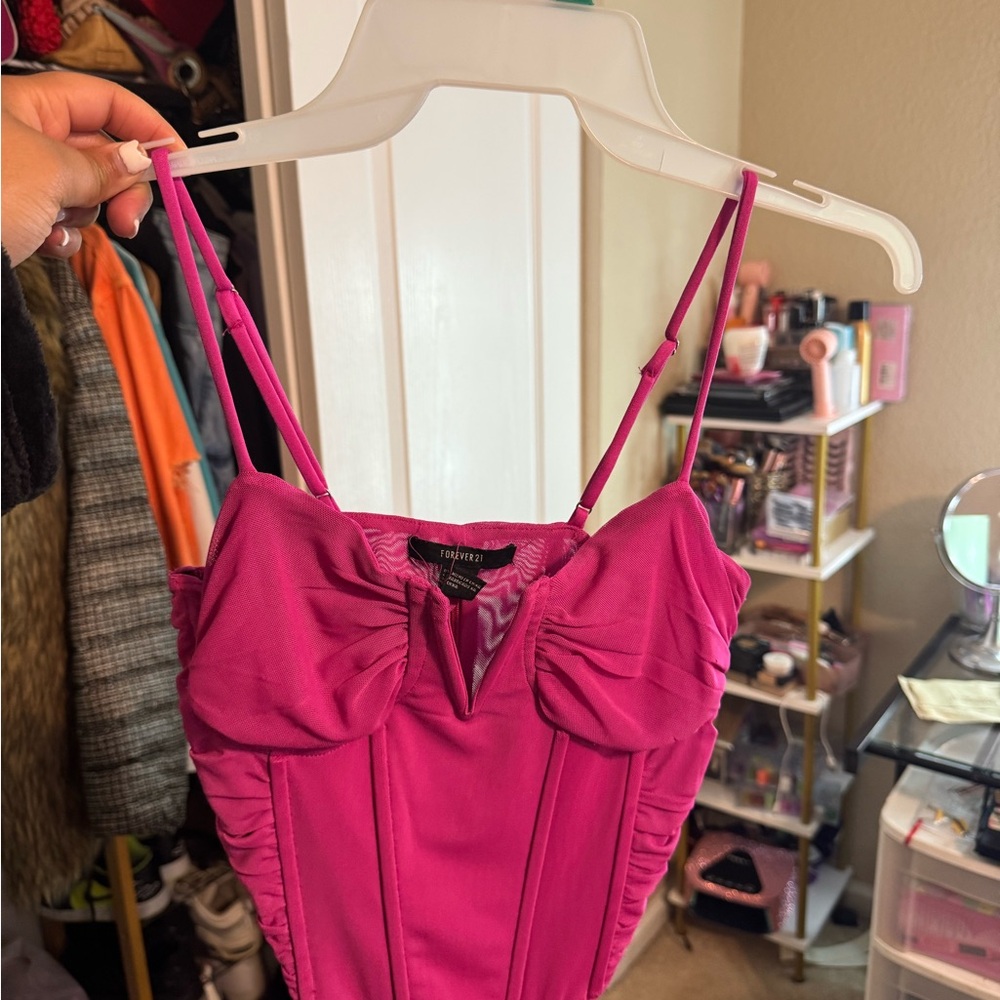 SHEIN Fuchsia Tank Top